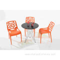 Modern PP Plastic Stacking Restaurant Dining Chair Outdoor